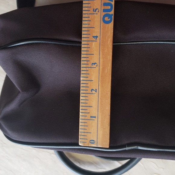 Victoria's Secret Zippered Canvas Travel / Toiletry Bag - Dark Brown color. - Picture 14 of 14